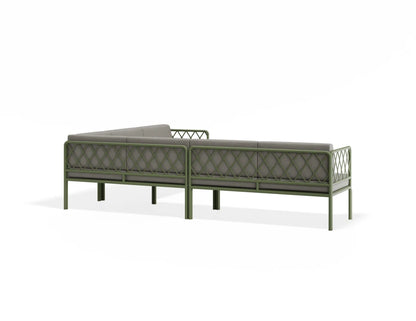 Seville Config D Corner Sofa - Eucalyptus Green - Outdoor