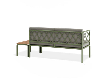 Seville Config E - 2 Seater Sofa - Eucalyptus Green - Outdoor