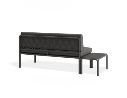 Seville Config F - 2 Seater Sofa - Charcoal - Outdoor