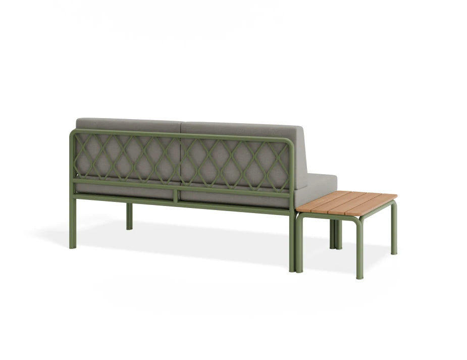 Seville Config F - 2 Seater Sofa - Eucalyptus Green - Outdoor