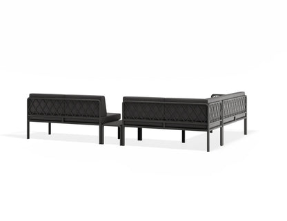 Seville Config I Corner Sofa - Charcoal - Outdoor