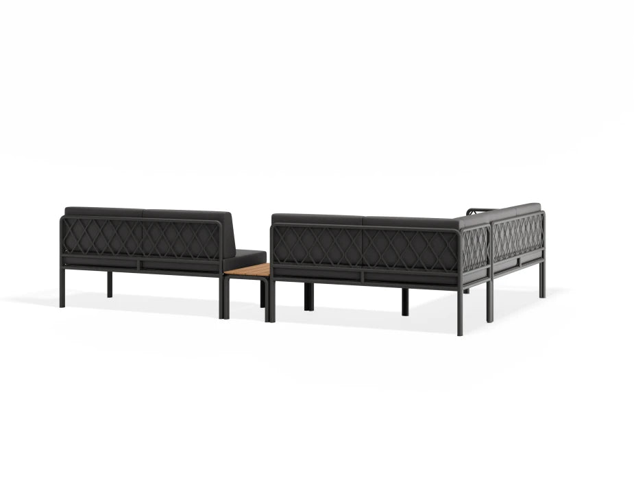 Seville Config I Corner Sofa - Charcoal - Outdoor