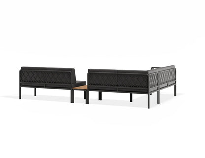 Seville Config I Corner Sofa - Charcoal - Outdoor