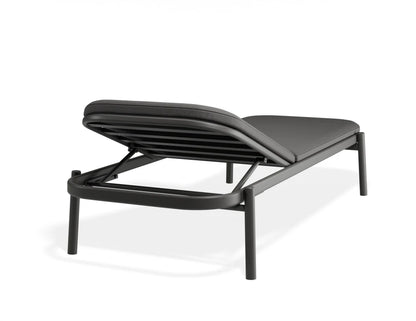 Verano Sun Lounge - Charcoal - with Side Table