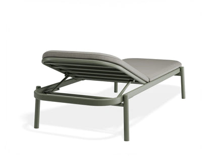 Verano Sun Lounge - Eucalyptus Green - with Side Table
