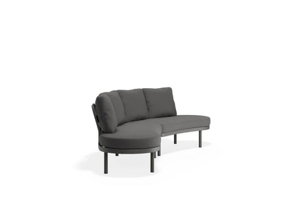Aluna Sofa Open Ends - Charcoal - Outdoor