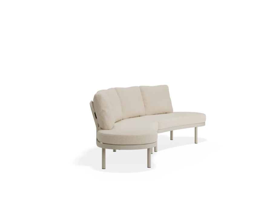 Aluna Sofa Open Ends - Latte - Outdoor