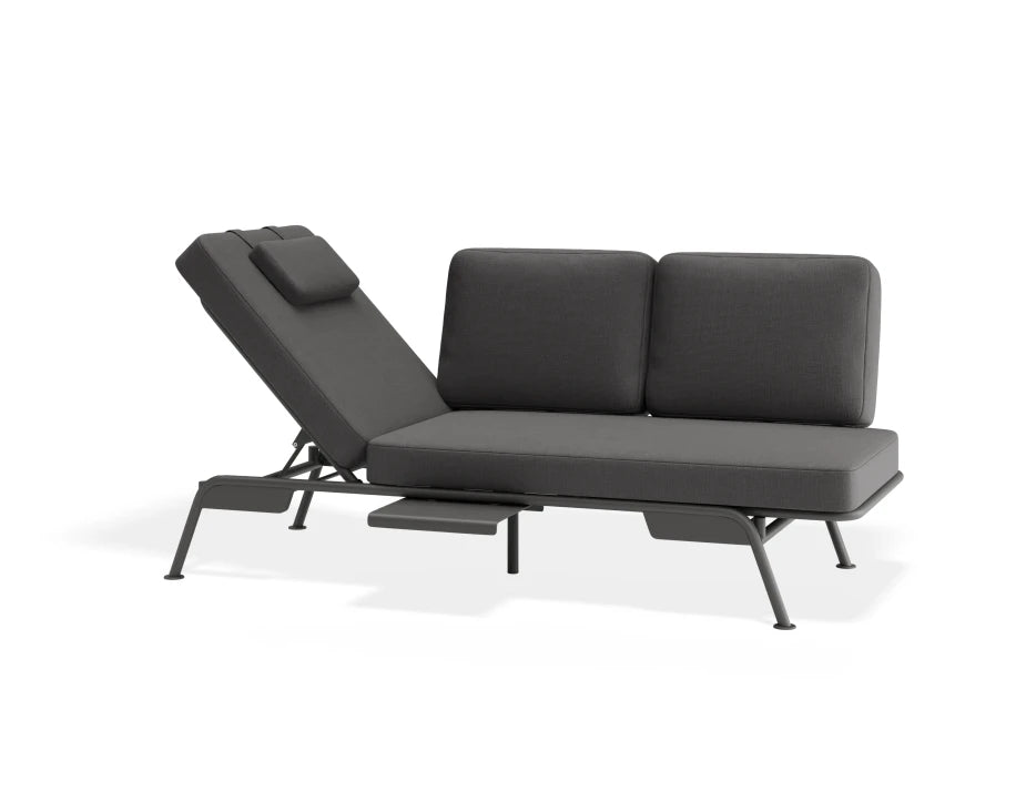 Arla Outdoor Sofa - Charcoal - Outdoor