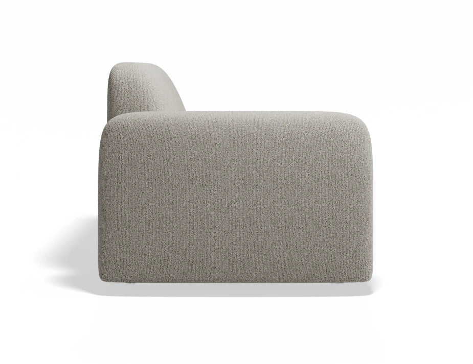 Atticus Modular Sofa Section - Left Arm - Oyster Grey