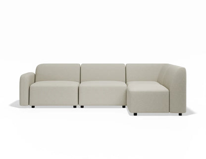 Atticus Modular Sofa - Config A or B Chaise Return - Ivory Cream