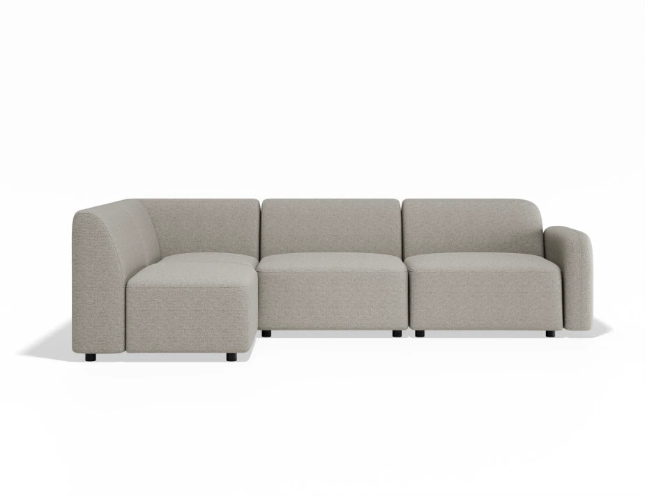 Atticus Modular Sofa - Config A or B Chaise Return - Oyster Grey