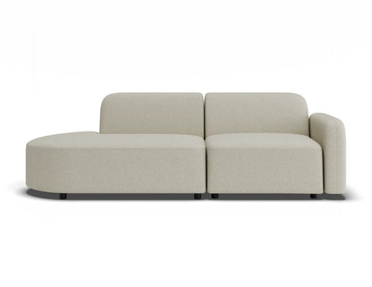 Atticus Modular Sofa - Config F or G Curved Open End - Ivory Cream