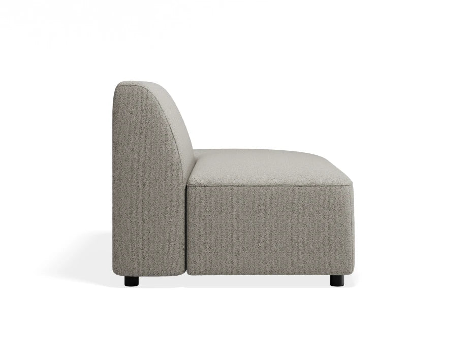 Atticus Modular Sofa Section - Right Open End - Oyster Grey