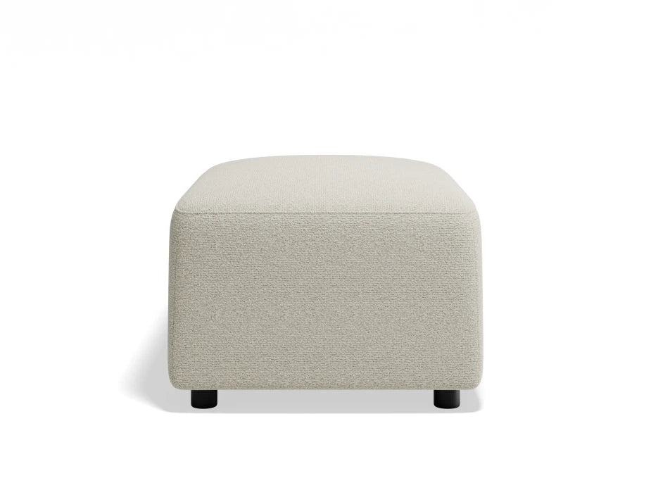 Atticus Ottoman - Ivory Cream