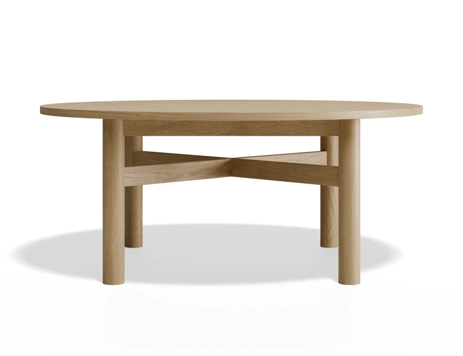 Nordica Coffee Table - Round - Solid Oak - 96Dia