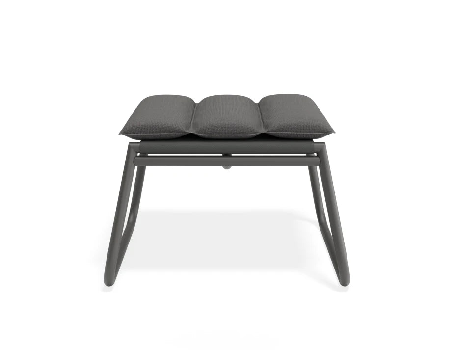 Paloma Footrest - Outdoor - Charcoal