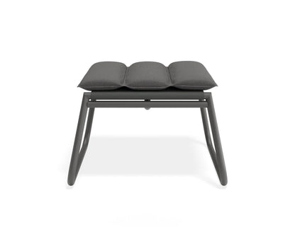 Paloma Footrest - Outdoor - Charcoal