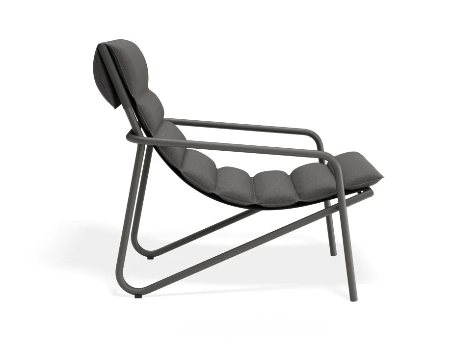Paloma Lounge Chair - Outdoor - Charcoal