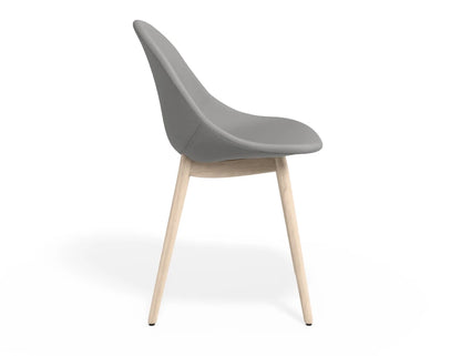 Pebble Fabric Light Grey Upholstered Chair