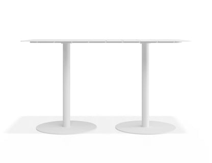 Roku Rectangle Cafe Table - Outdoor - White