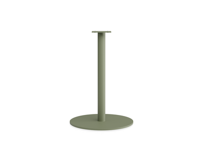 Roku Cafe Table Base & Pole 71cm - Outdoor - Eucalyptus Green
