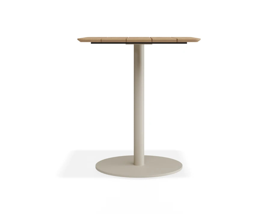 Roku Cafe Teak Table - Outdoor - Latte