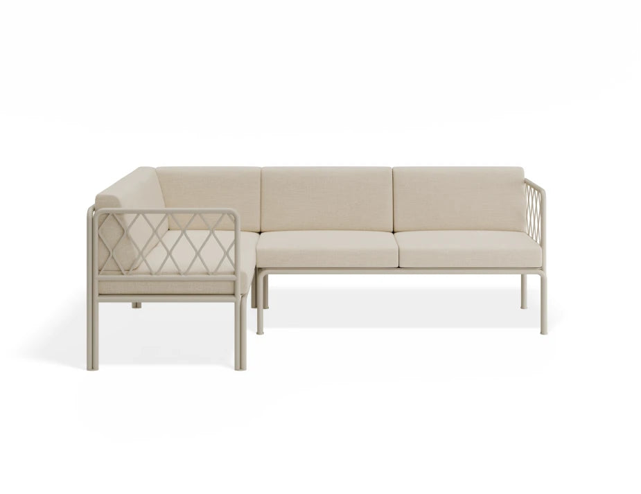 Seville Config A Corner Sofa - Latte - Outdoor