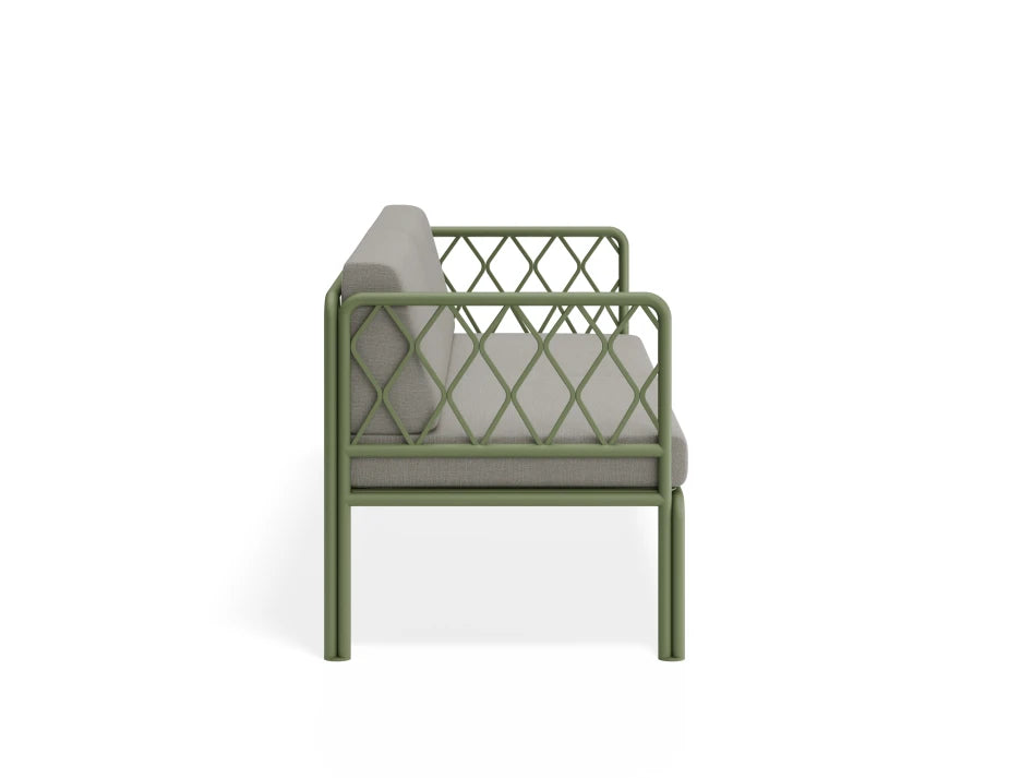Seville 2 Seater Sofa - Eucalyptus Green - Outdoor