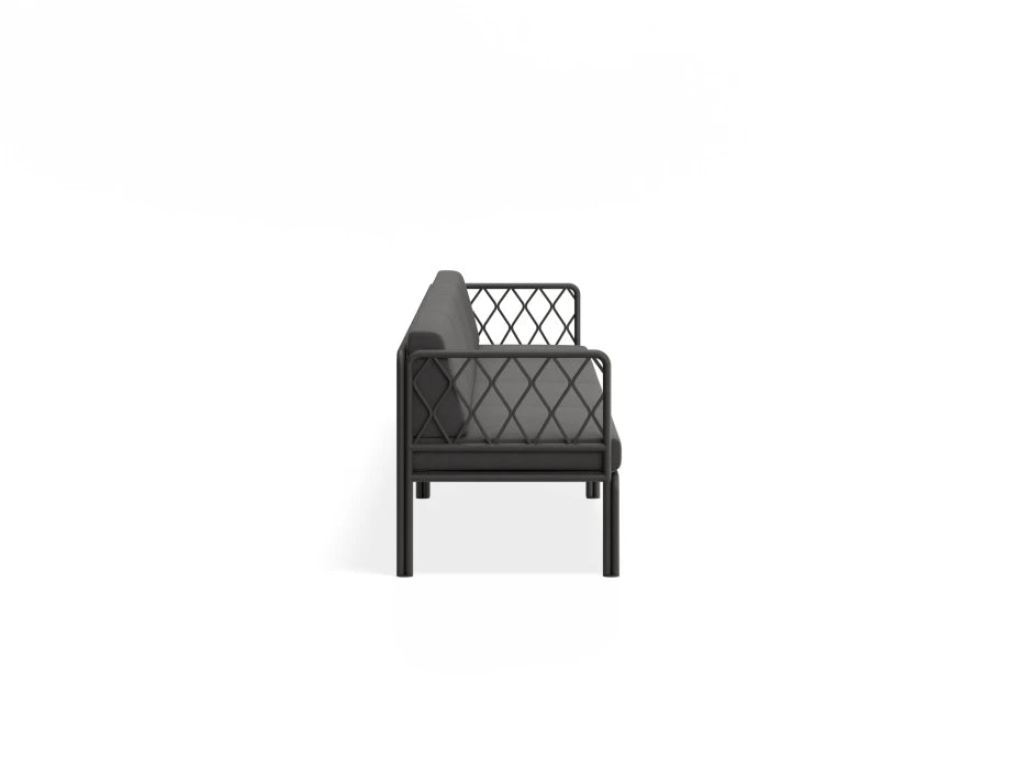 Seville 4 Seater Sofa - Charcoal - Outdoor