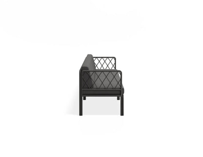 Seville 4 Seater Sofa - Charcoal - Outdoor