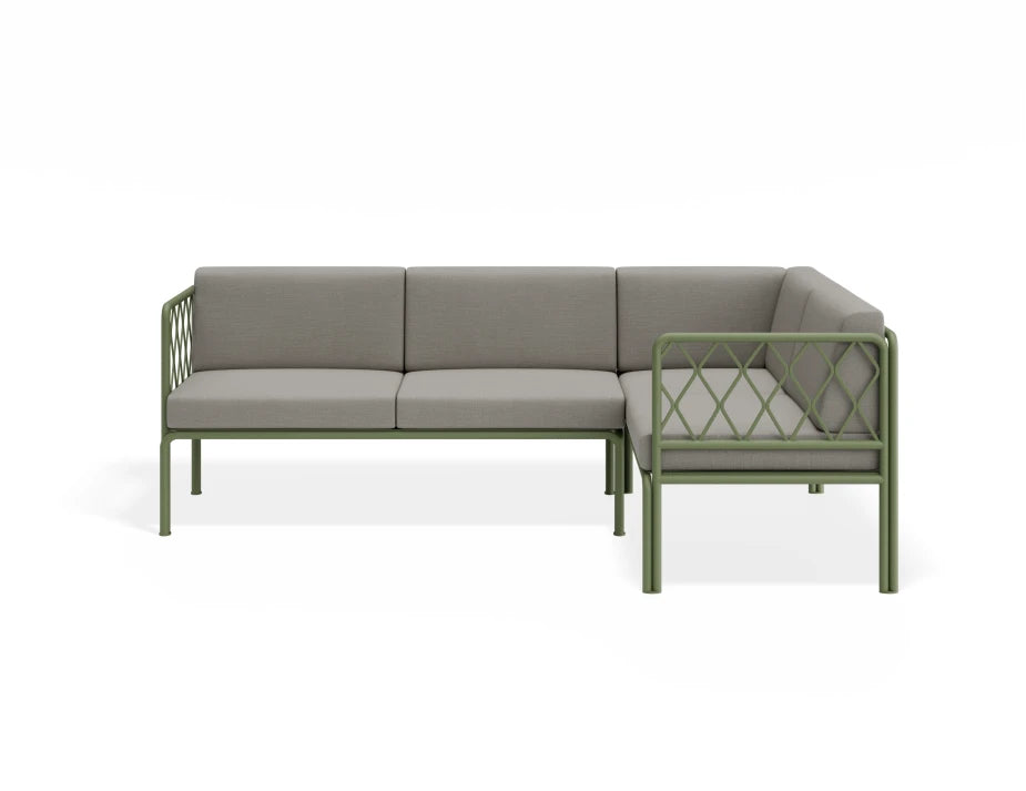 Seville Config B Corner Sofa - Eucalyptus Green - Outdoor