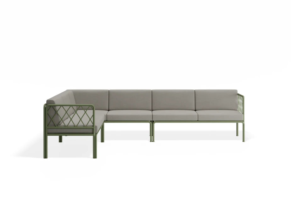 Seville Config C Corner Sofa - Eucalyptus Green - Outdoor