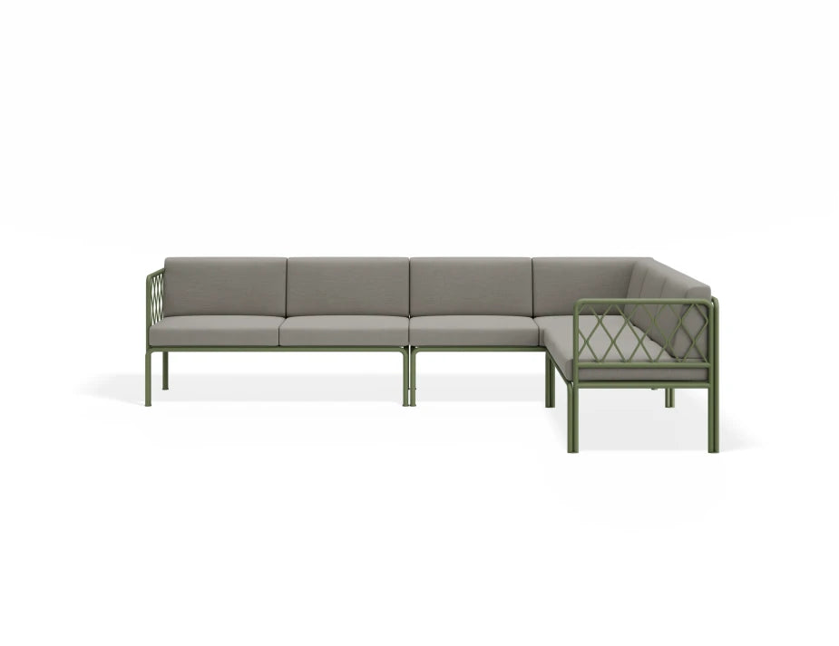 Seville Config D Corner Sofa - Eucalyptus Green - Outdoor