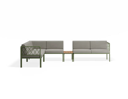 Seville Config I Corner Sofa - Eucalyptus Green - Outdoor
