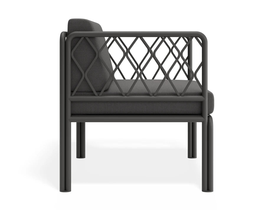 Seville Lounge Chair - Charcoal - Outdoor