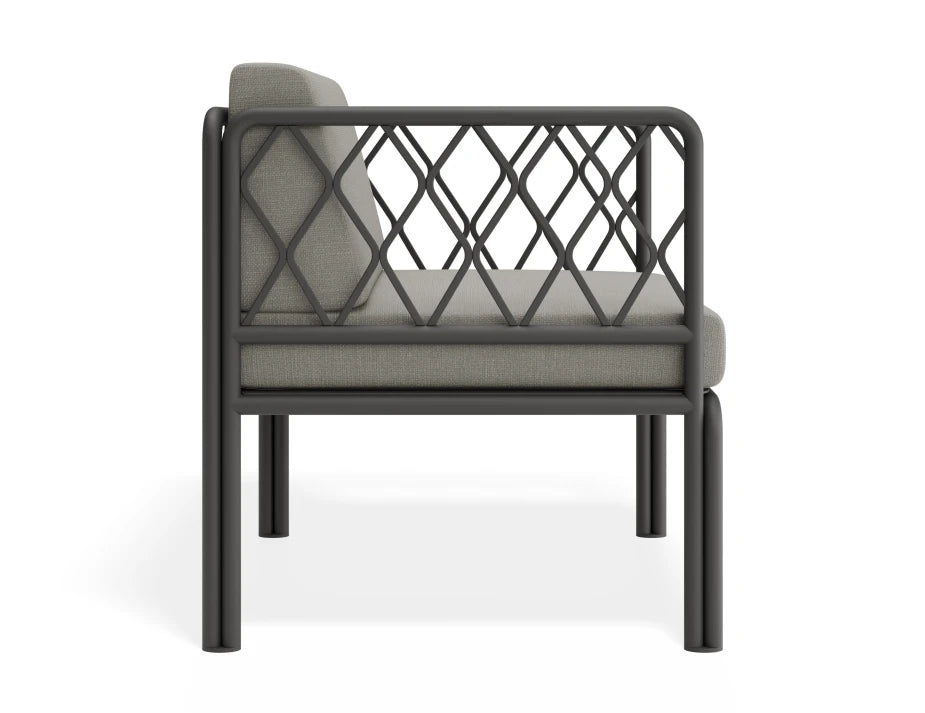 Seville Lounge Chair - Charcoal - Outdoor