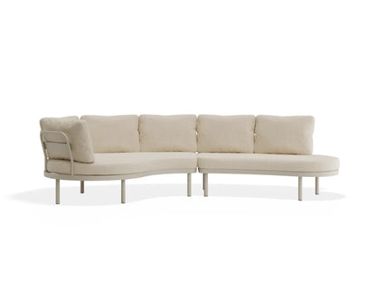 Aluna Sofa Right End Open - Latte - Outdoor