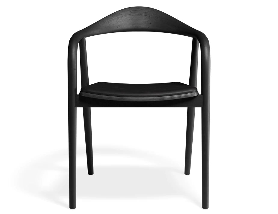Arki Armchair - Black Ash with Pad