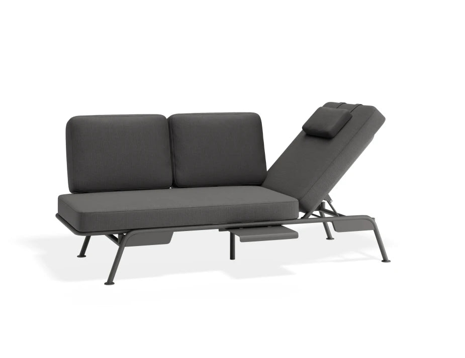 Arla Outdoor Sofa - Charcoal - Outdoor