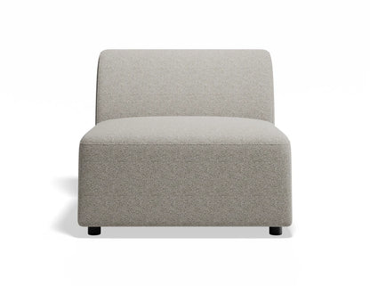Atticus Modular Sofa Section - Armless - Oyster Grey