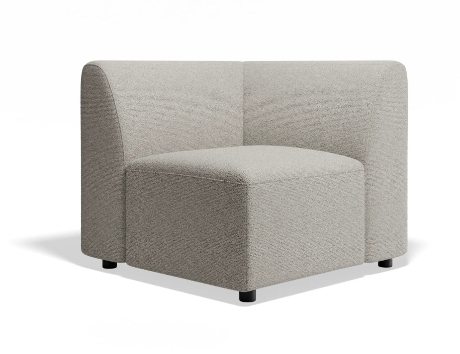 Atticus Modular Sofa Section - Corner - Oyster Grey