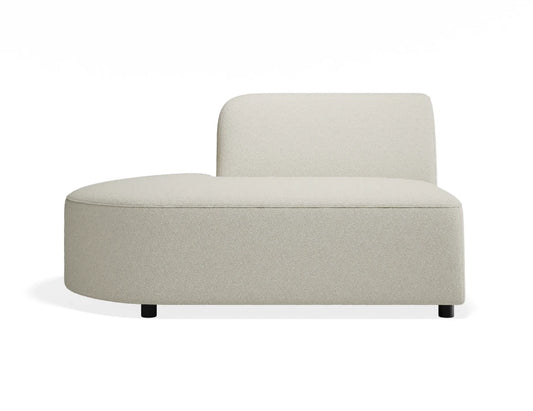 Atticus Modular Sofa Section - Left Open End - Ivory Cream