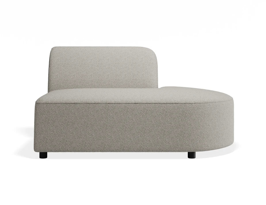 Atticus Modular Sofa Section - Right Open End - Oyster Grey