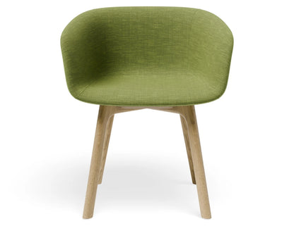 Lonsdale Armchair -  Natural - Green Linen Fabric