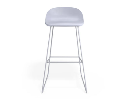 Pop Stool - Powder Blue Frame and Shell Seat