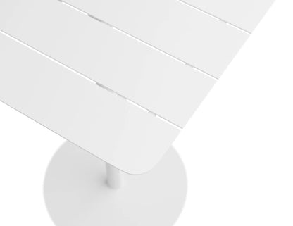 Roku High Bar Table - Outdoor - White