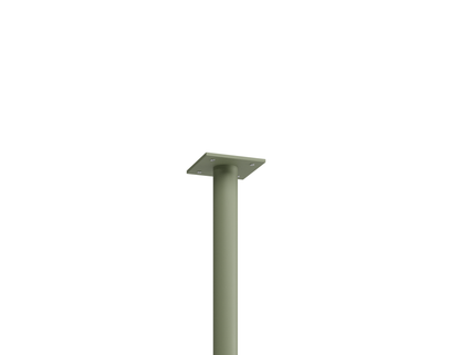 Roku Cafe Table Base & Pole 71cm - Outdoor - Eucalyptus Green