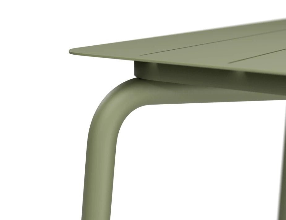 Roku Dining Table 220cm - Outdoor - Eucalyptus Green