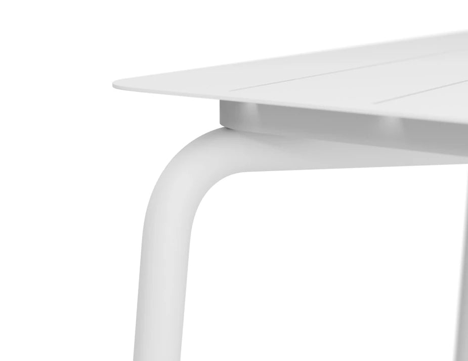 Roku Dining Table 220cm - Outdoor - White