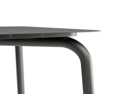 Roku Dining Table 90cm - Outdoor - Charcoal
